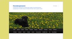 Desktop Screenshot of hondenpension.org