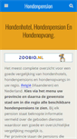 Mobile Screenshot of hondenpension.org