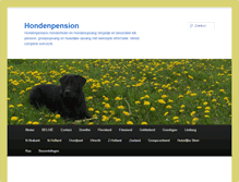 Tablet Screenshot of hondenpension.org
